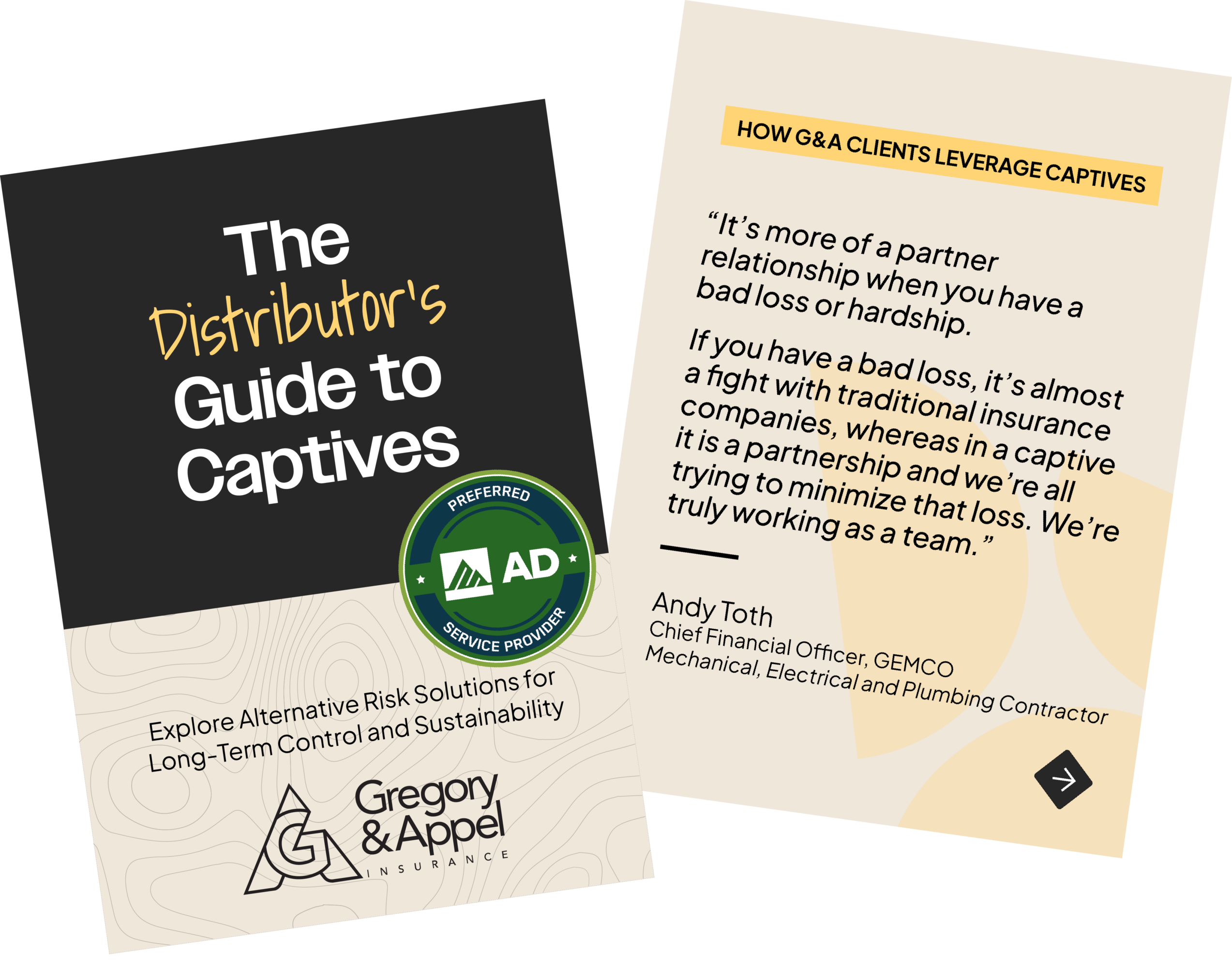 distributor's guide to captives cover page