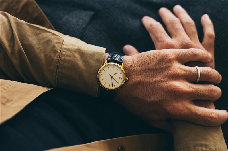 A nice watch on someone's wrist